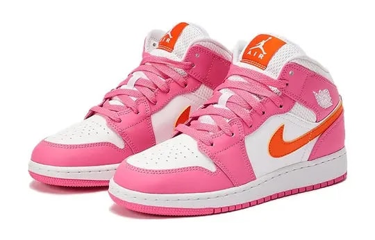 Giày Nike Air Jordan 1 Mid 'Pinksicle Safety Orange' DX3240-681 — ảnh 3