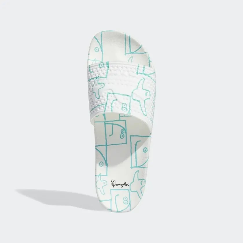 Dép Adidas Shmoofoil Slides 'Cloud White' GW3161 — ảnh 3