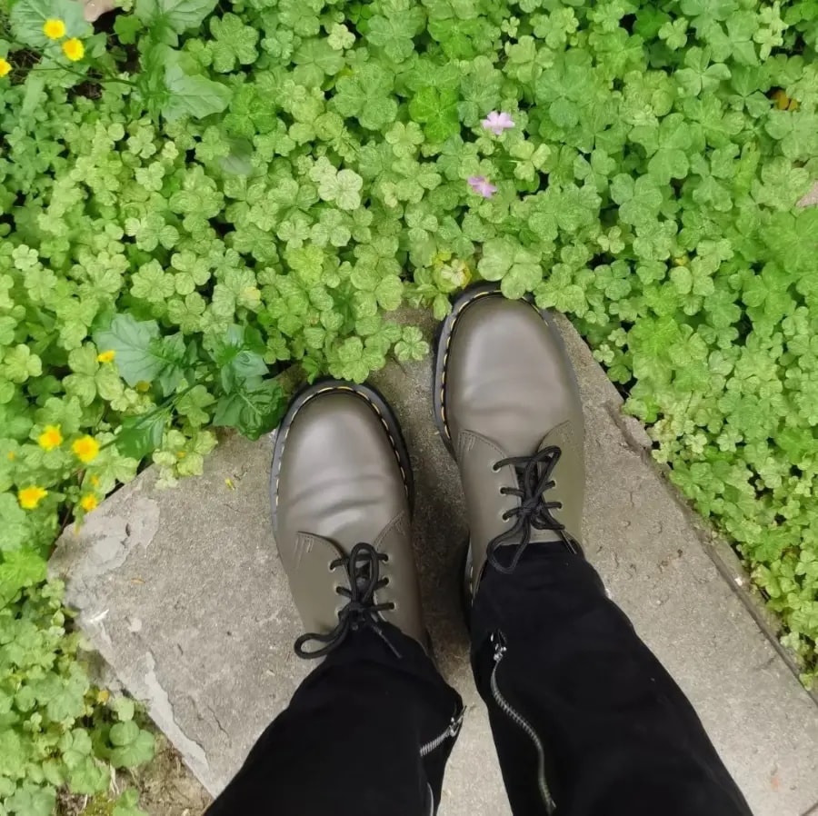 Giày Dr. Martens 1461 Bex Smooth Leather Oxford Shoes 'Khaki Grey' 27141481 — ảnh 3