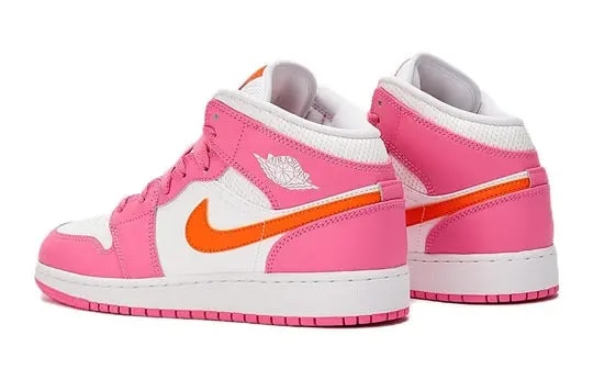 Giày Nike Air Jordan 1 Mid 'Pinksicle Safety Orange' DX3240-681 — ảnh 4