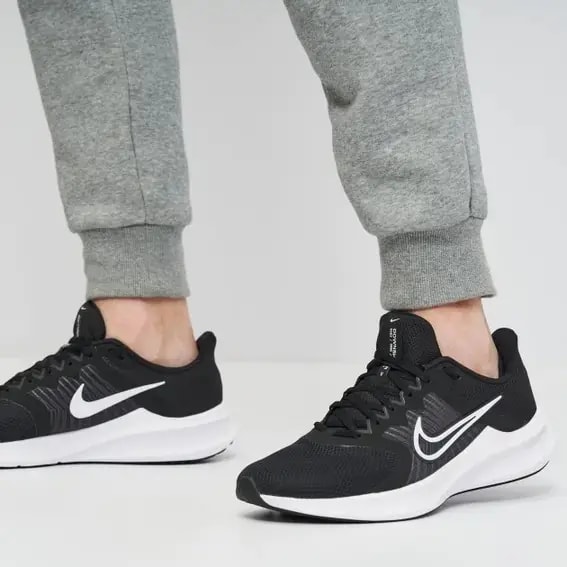 Giày Nike Downshifter 11 'Black White' CW3411-006 — ảnh 2