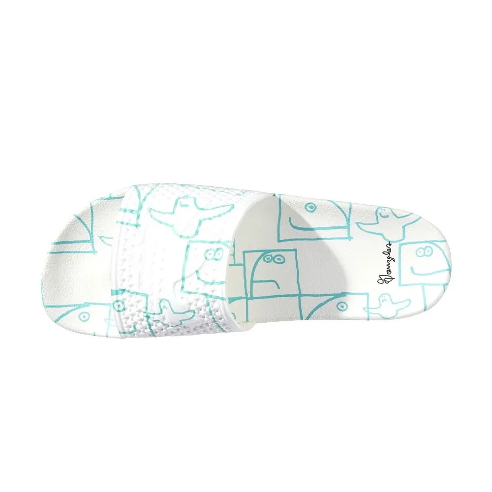 Dép Adidas Shmoofoil Slides 'Cloud White' GW3161 — ảnh 2