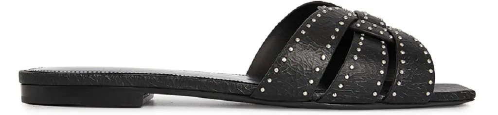 Dép Saint Laurent Tribute Mule Slippers 'Black' 688670-AAAHQ-1000 — kich-thuoc: 41