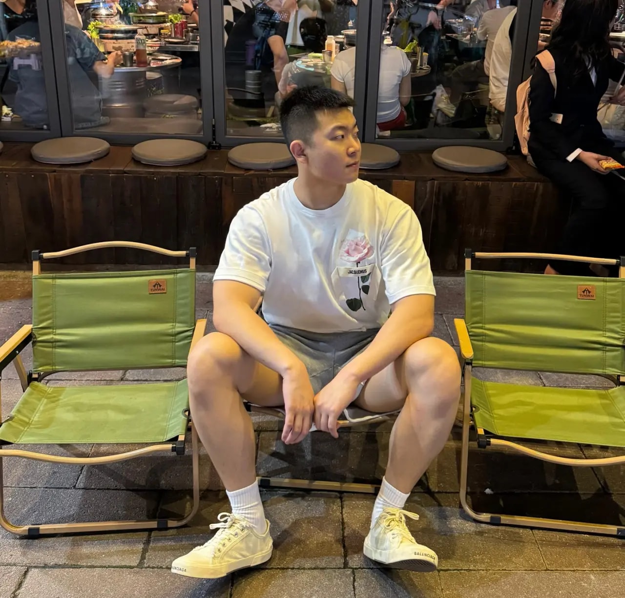 Giày Balenciaga Paris Low Top 'White' 688754W3RC59090 — ảnh 4