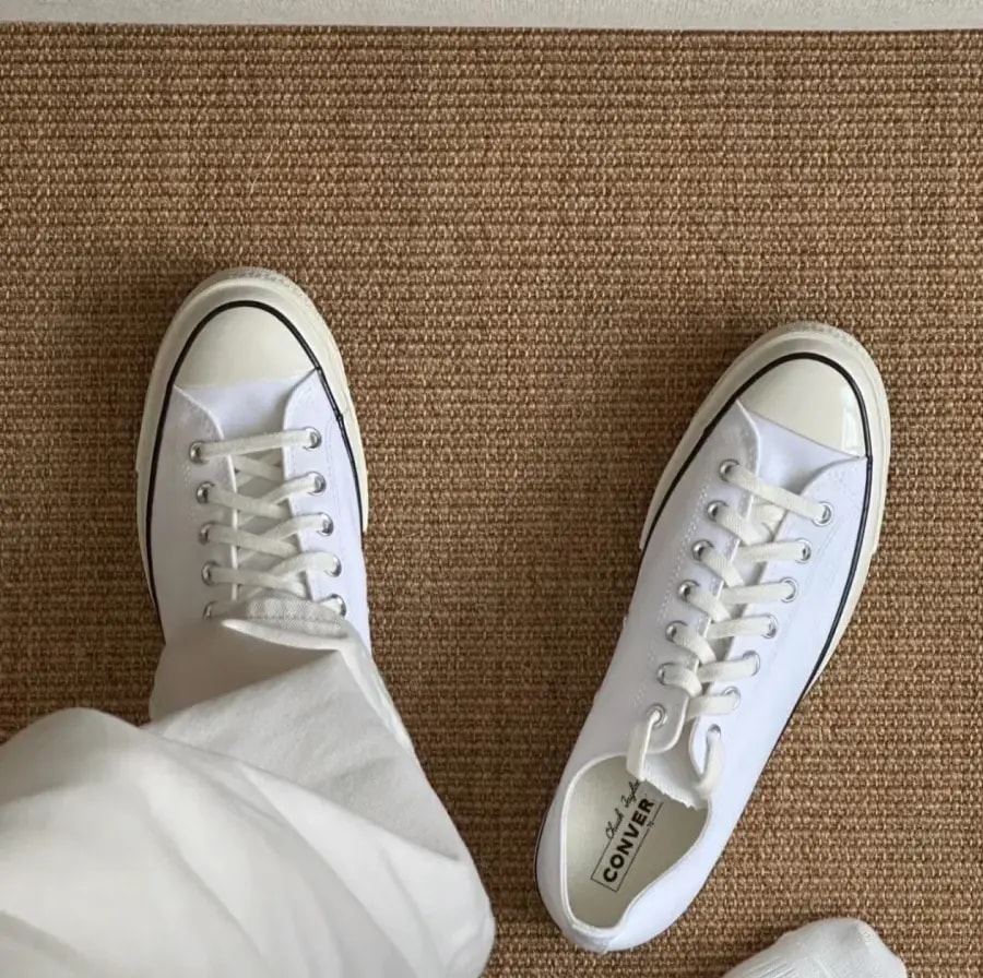 Giày Converse Chuck 70 Vintage 'White Black Egret' A02306C — ảnh 3