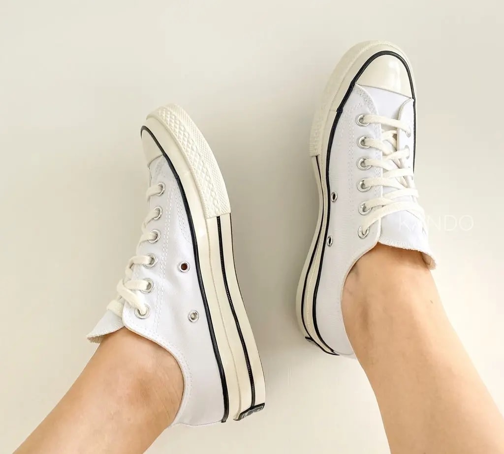 Giày Converse Chuck 70 Vintage 'White Black Egret' A02306C — ảnh 5