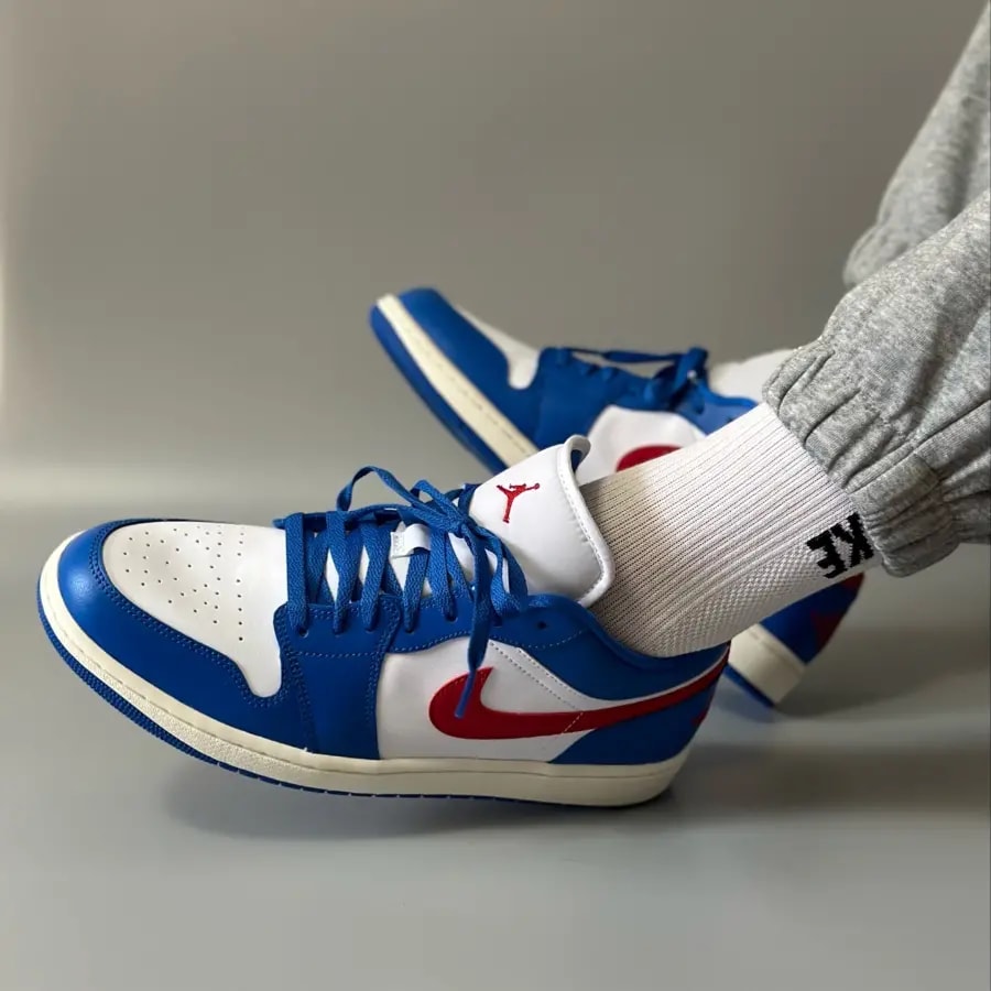 Giày Nike Air Jordan 1 Low ‘Sport Blue’ DC0774-416 — ảnh 3