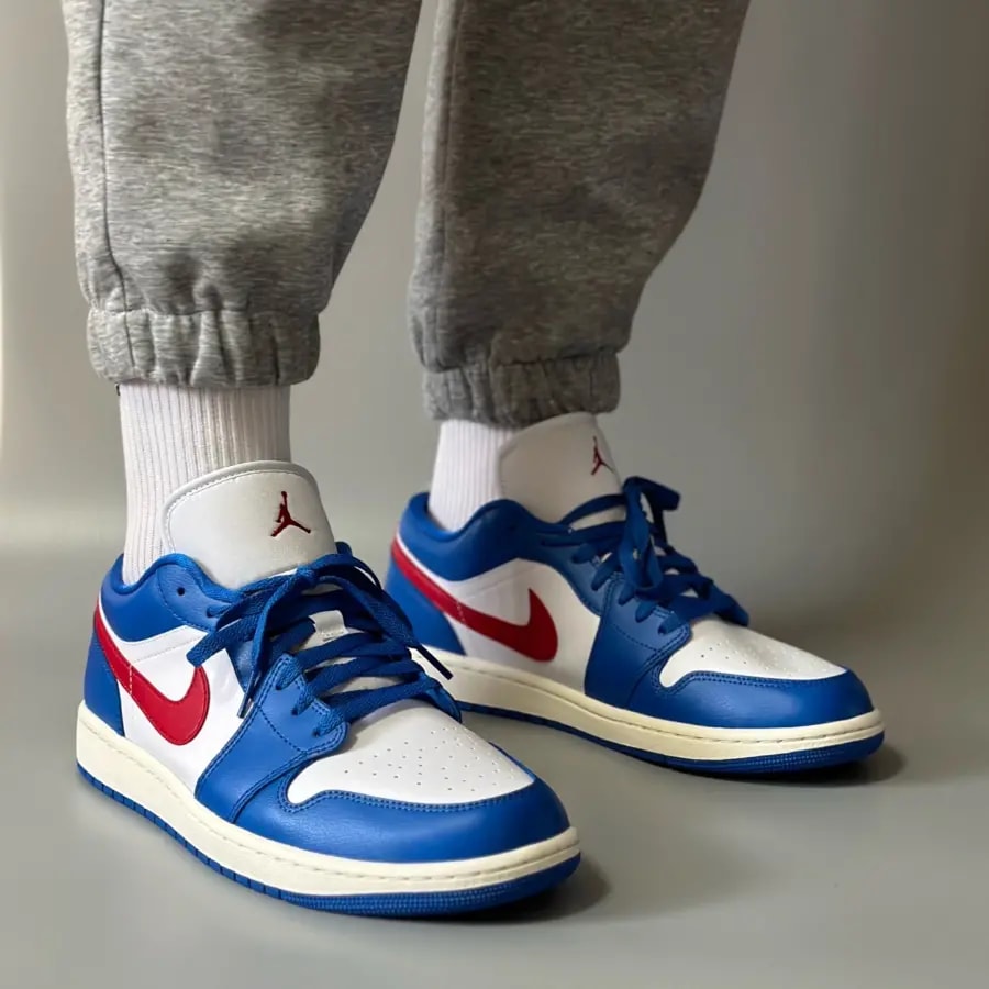 Giày Nike Air Jordan 1 Low ‘Sport Blue’ DC0774-416 — ảnh 4