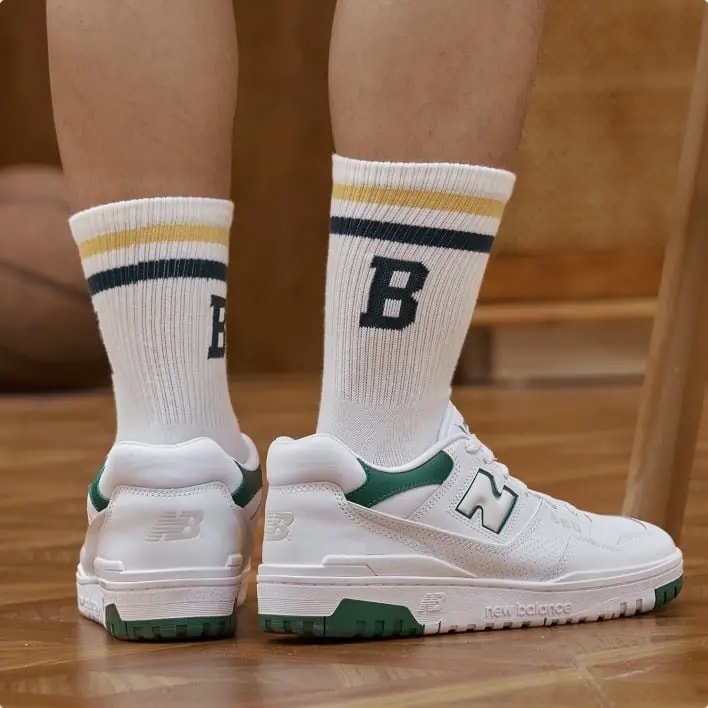 Giày New Balance 550 'White Green Cream' BB550SWB — ảnh 5