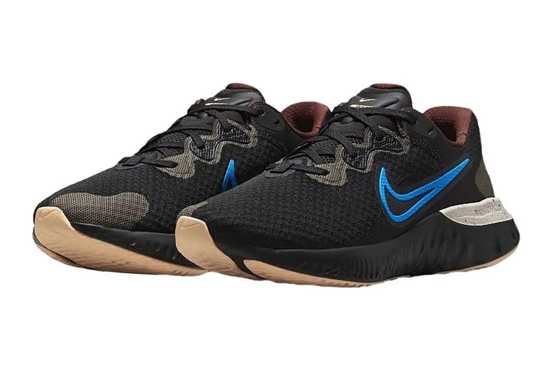 Giày Nike Renew Run 2 'Black Photo Blue' CU3504-002 — ảnh 4