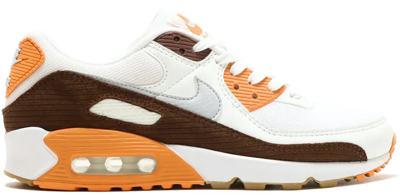 Giày Nike Air Max 90 Se 'Brown Corduroy' DZ5379-100 — kich-thuoc: 37.5