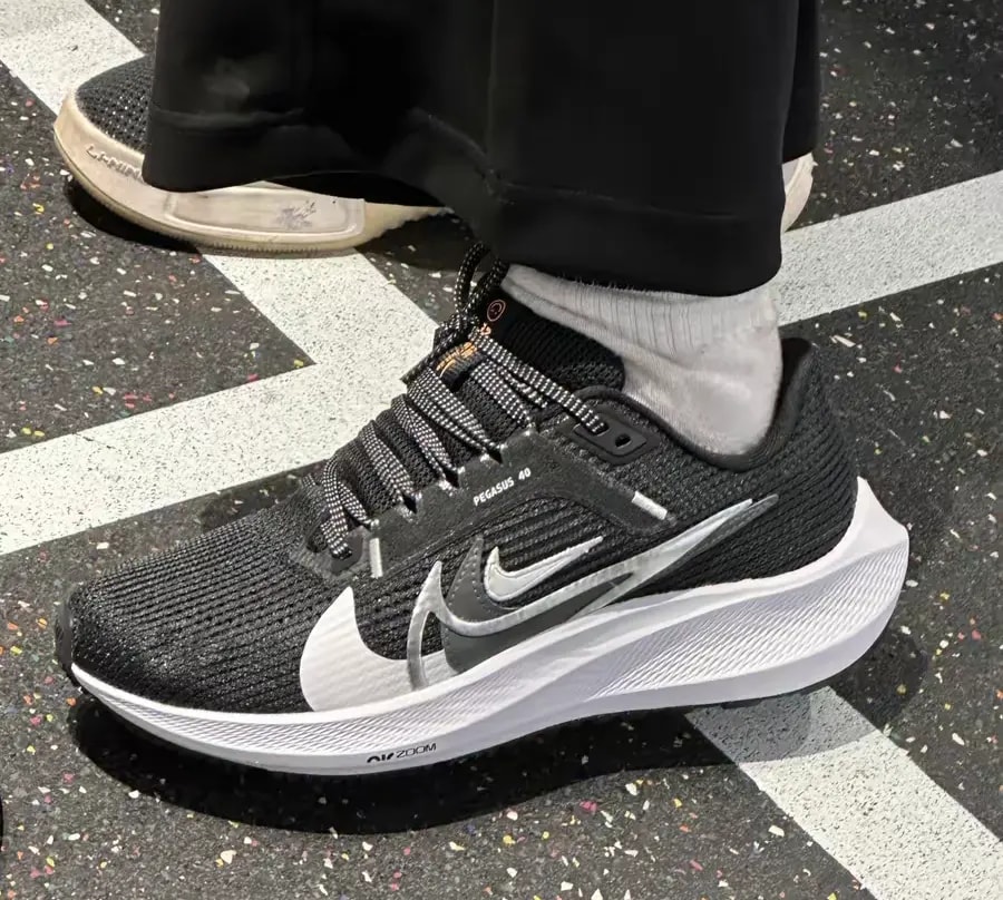 Giày Nike Pegasus 40 Premum 'Black White Grey' FB7703-001 — ảnh 2