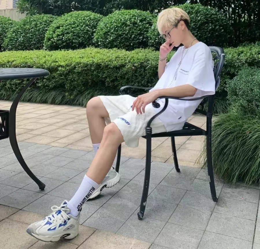 Giày Reebok DMX Series 1200 LT 'Grey Cobalt' DV9226 — ảnh 5