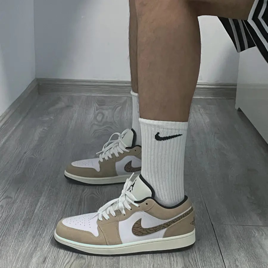 Giày Nike Air Jordan 1 Low SE 'Brown Elephant' DZ4130-201 — ảnh 4
