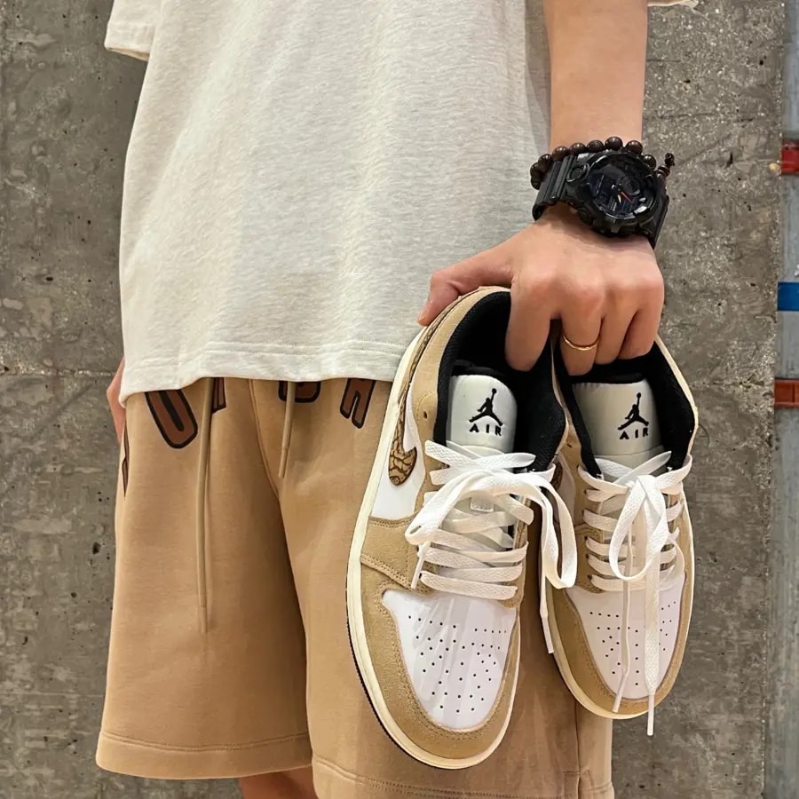 Giày Nike Air Jordan 1 Low SE 'Brown Elephant' DZ4130-201 — ảnh 2