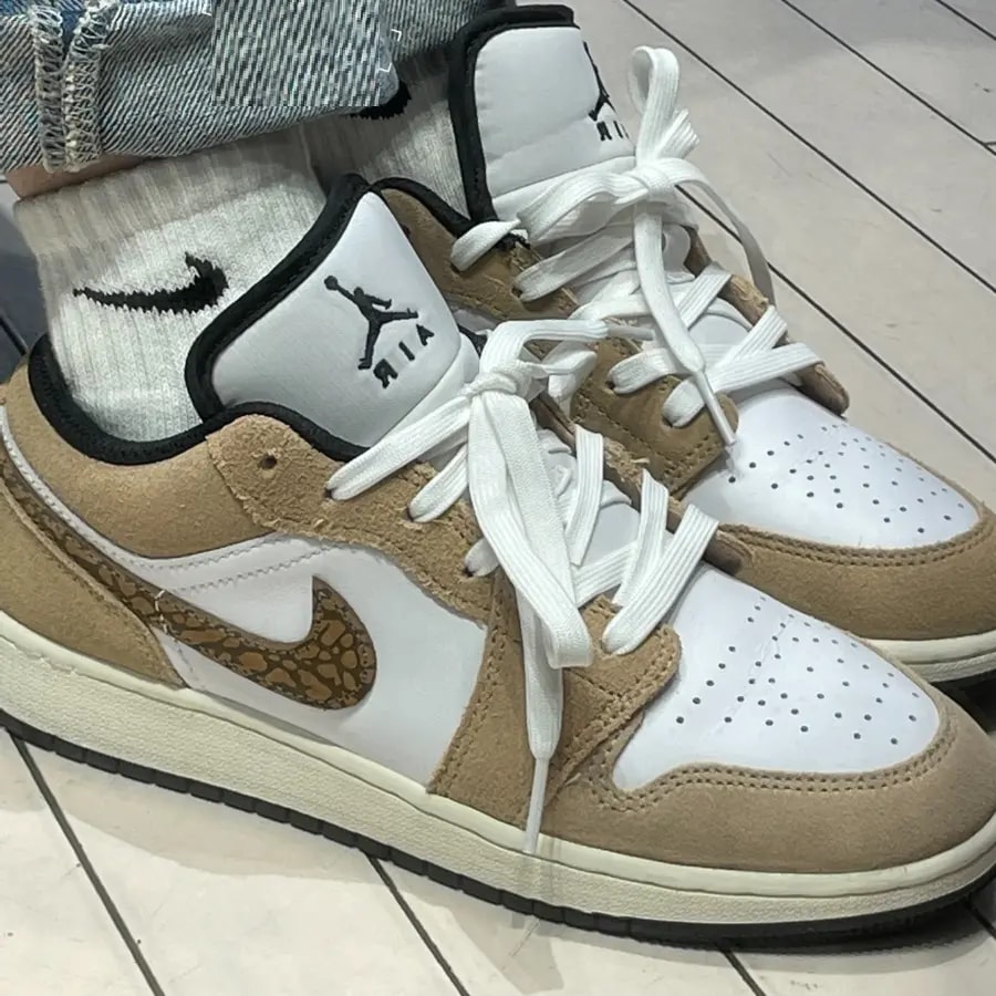 Giày Nike Air Jordan 1 Low SE 'Brown Elephant' DZ4130-201 — ảnh 5
