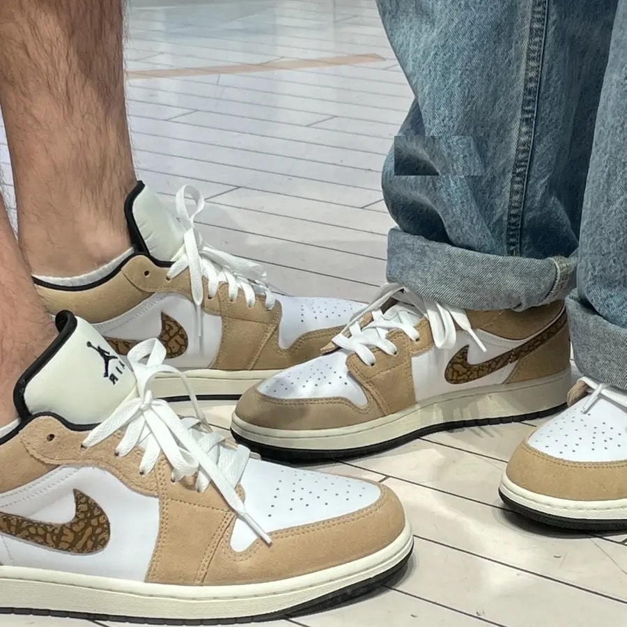 Giày Nike Air Jordan 1 Low SE 'Brown Elephant' DZ4130-201 — ảnh 3
