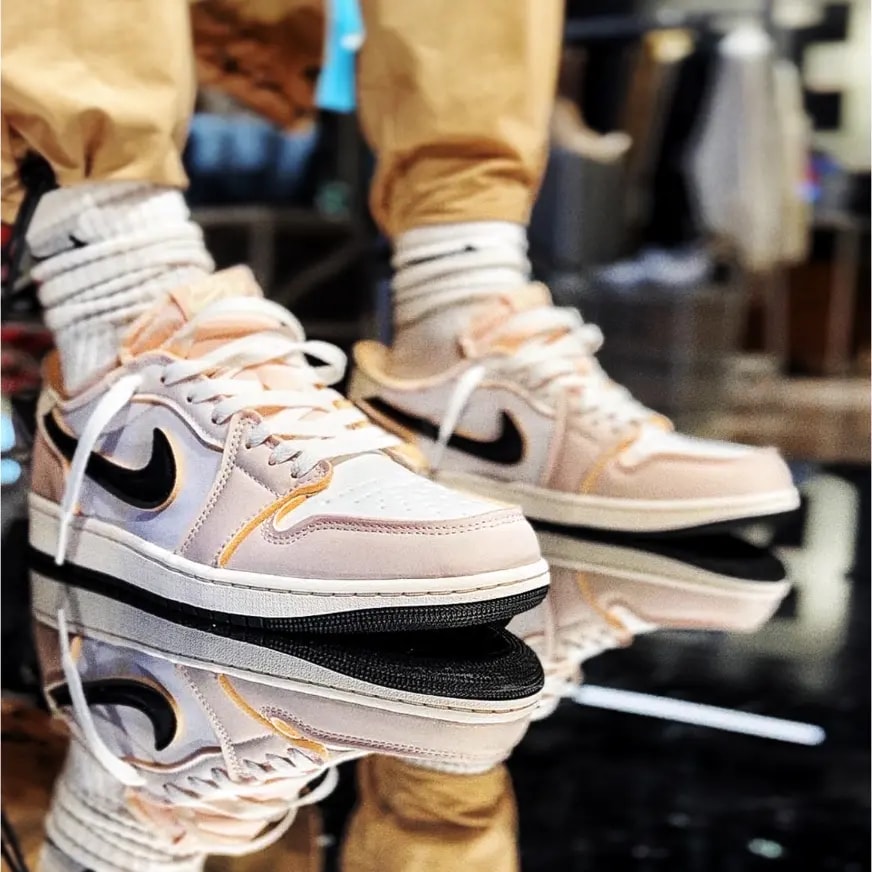 Giày Nike Air Jordan 1 Retro Low OG EX 'Coconut Milk' DV0982-100 — ảnh 4