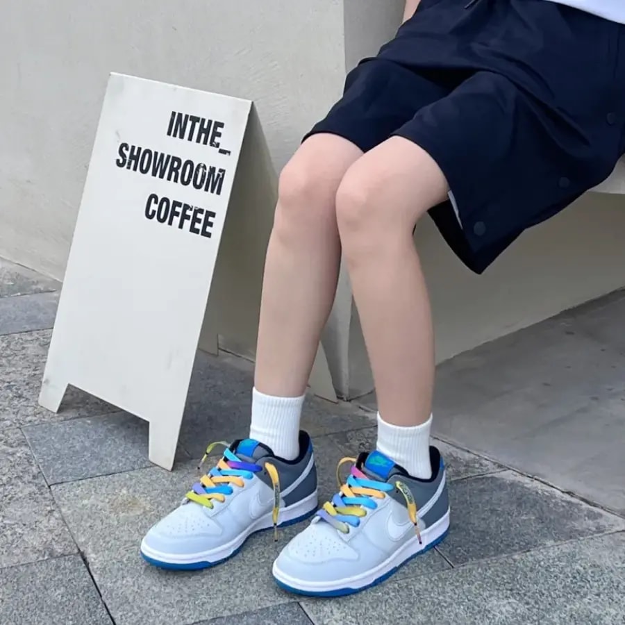 Giày Nike Dunk Low GS 'Pure Platinum' DH9765-004 — ảnh 4