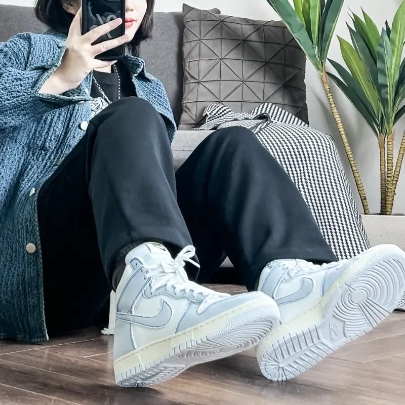 Giày Nike Dunk High 1985 'Blue Denim' DQ8799-101 — ảnh 2