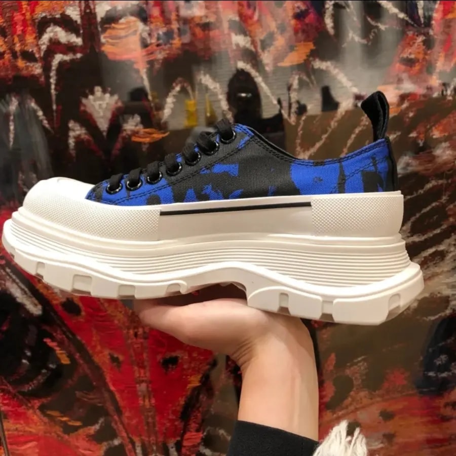 Giày Alexander Mcqueen Tread Slick 'Blue' 708093-W4TG5-4593 — ảnh 2