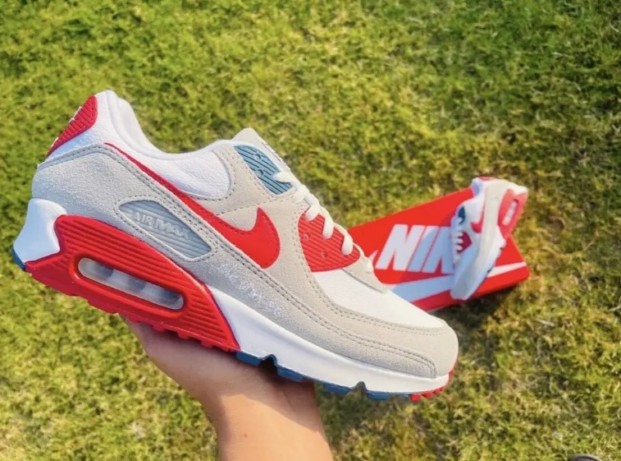 Giày Nike Air Max 90 'Athletic Club University Red' DQ8235-001 — ảnh 2