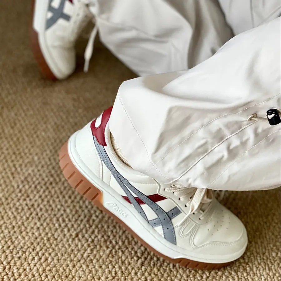Giày Asics Court Mz Arthurs 'White Gray Red' 1203A127-107 — ảnh 5