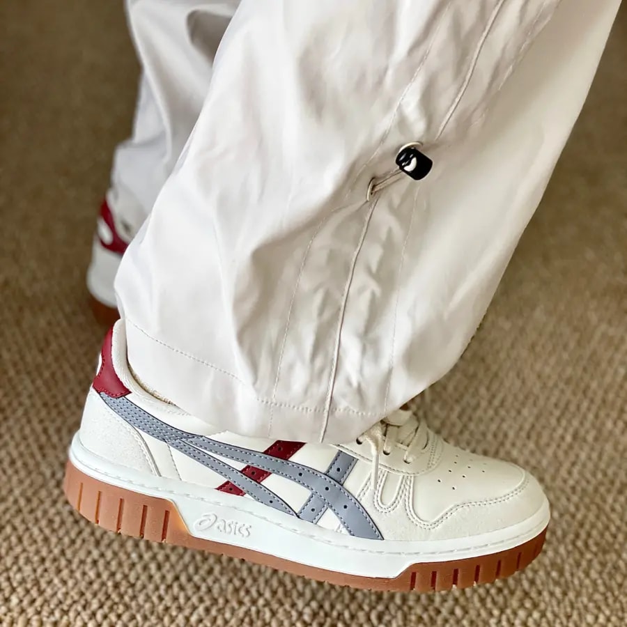 Giày Asics Court Mz Arthurs 'White Gray Red' 1203A127-107 — ảnh 2