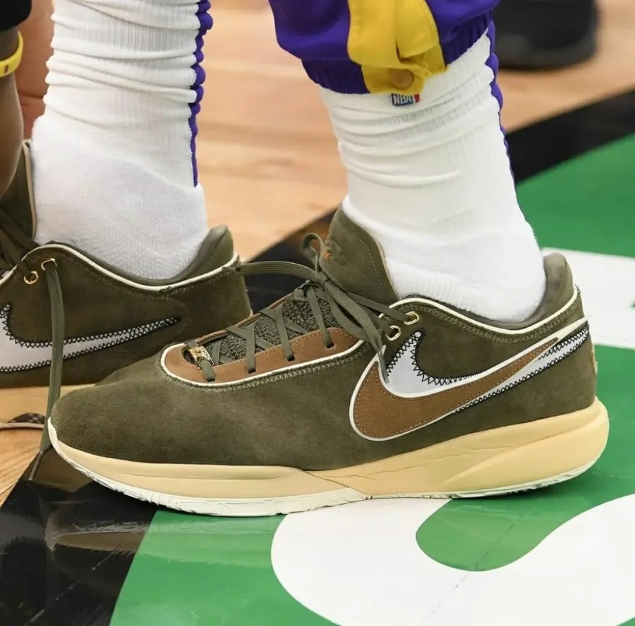 Giày Nike LeBron 20 'Olive Green' DV1193-901 — ảnh 4