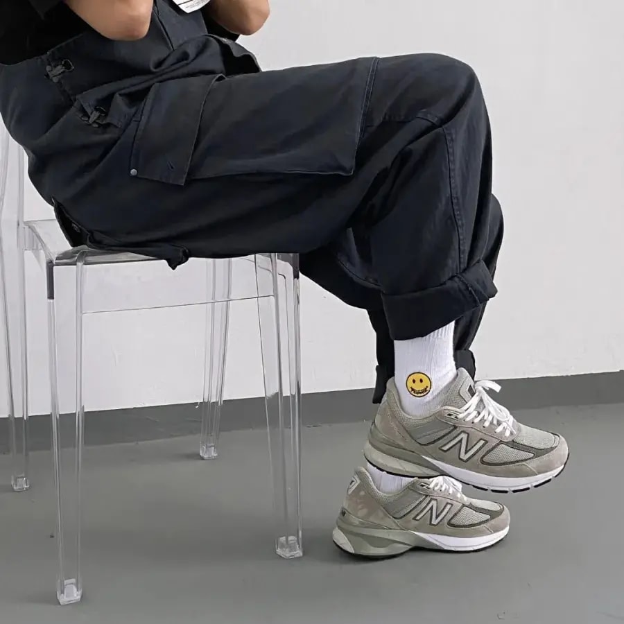 GIày New Balance 990v5 Running 'Grey' W990GL5 — ảnh 5