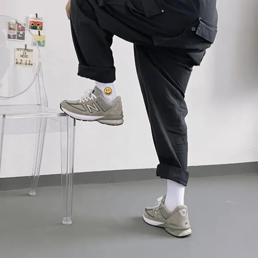 GIày New Balance 990v5 Running 'Grey' W990GL5 — ảnh 3