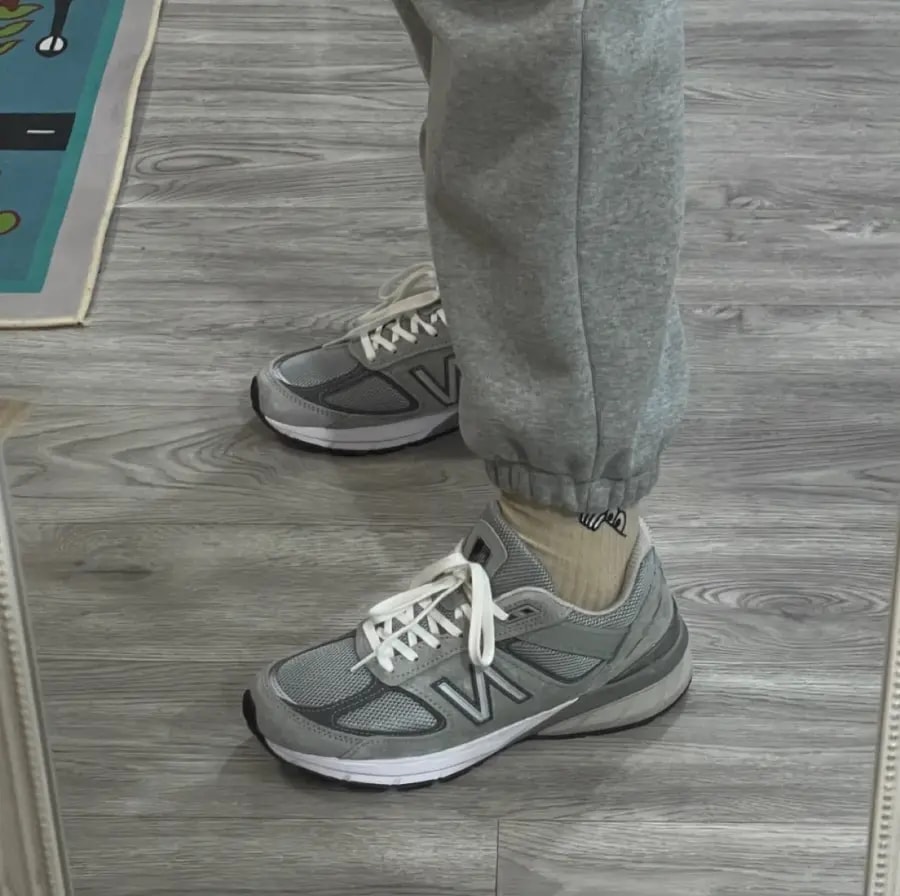 GIày New Balance 990v5 Running 'Grey' W990GL5 — ảnh 2
