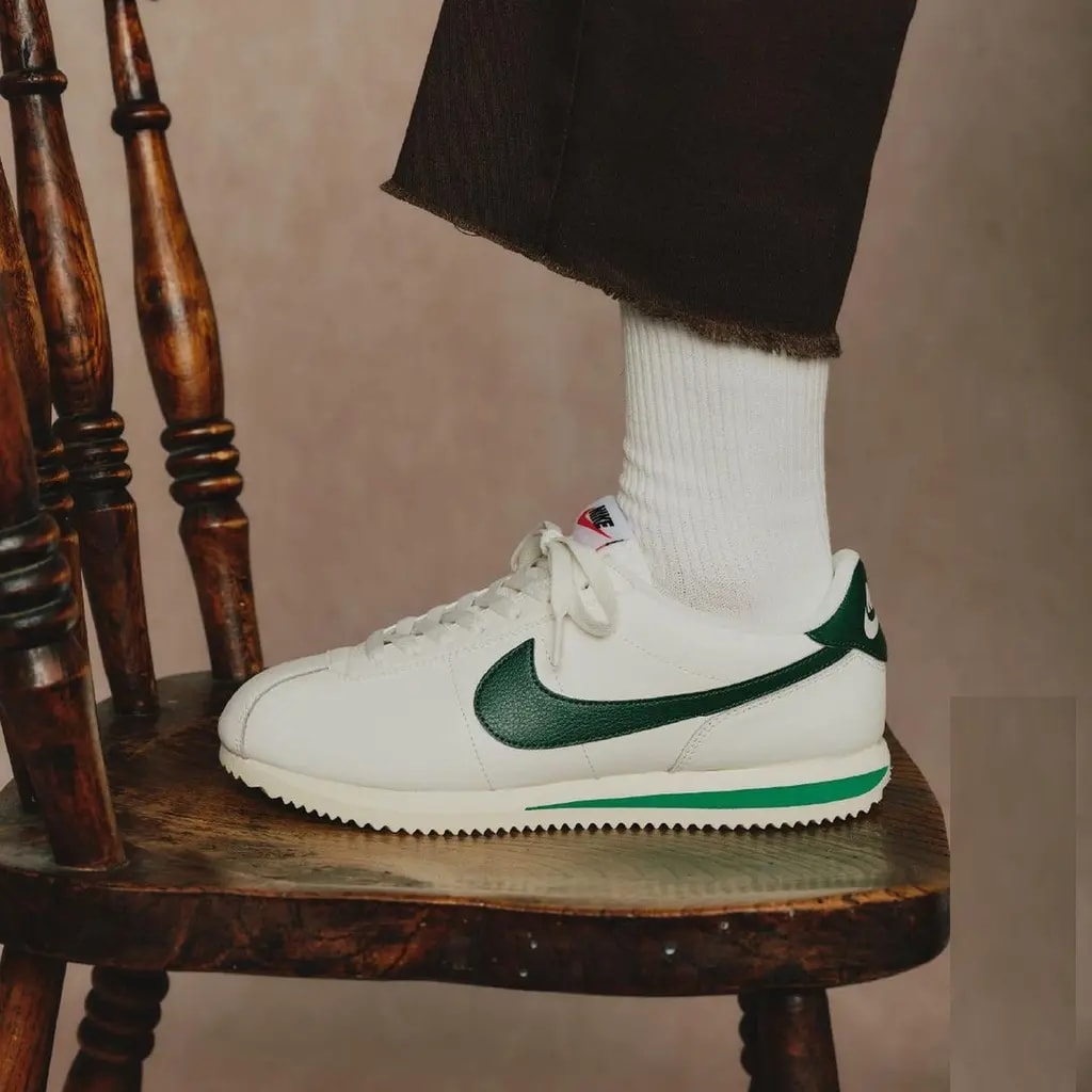 Giày Nike Cortez 'Sail Gorge Green' DN1791-101 — ảnh 3