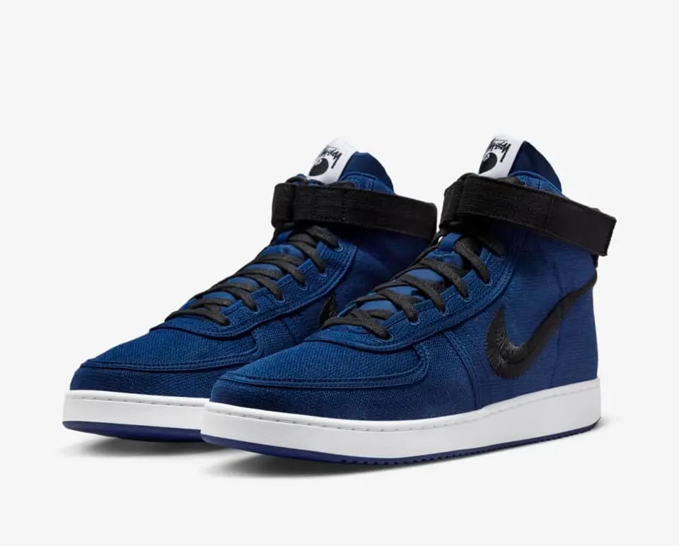 Giày Nike Vandal High x Stüssy 'Deep Royal Blue' DX5425-400 — ảnh 4