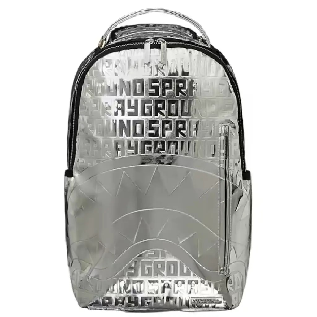 Balo Sprayground Metal High Quality Shark Mouth 'Silver' W0845705 Balo Sprayground Metal High Quality Shark Mouth 'Silver' W0845705