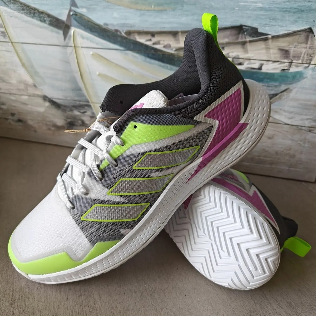 Giày Tennis Adidas Defiant Speed 'Crystal White' GV9519 — ảnh 3