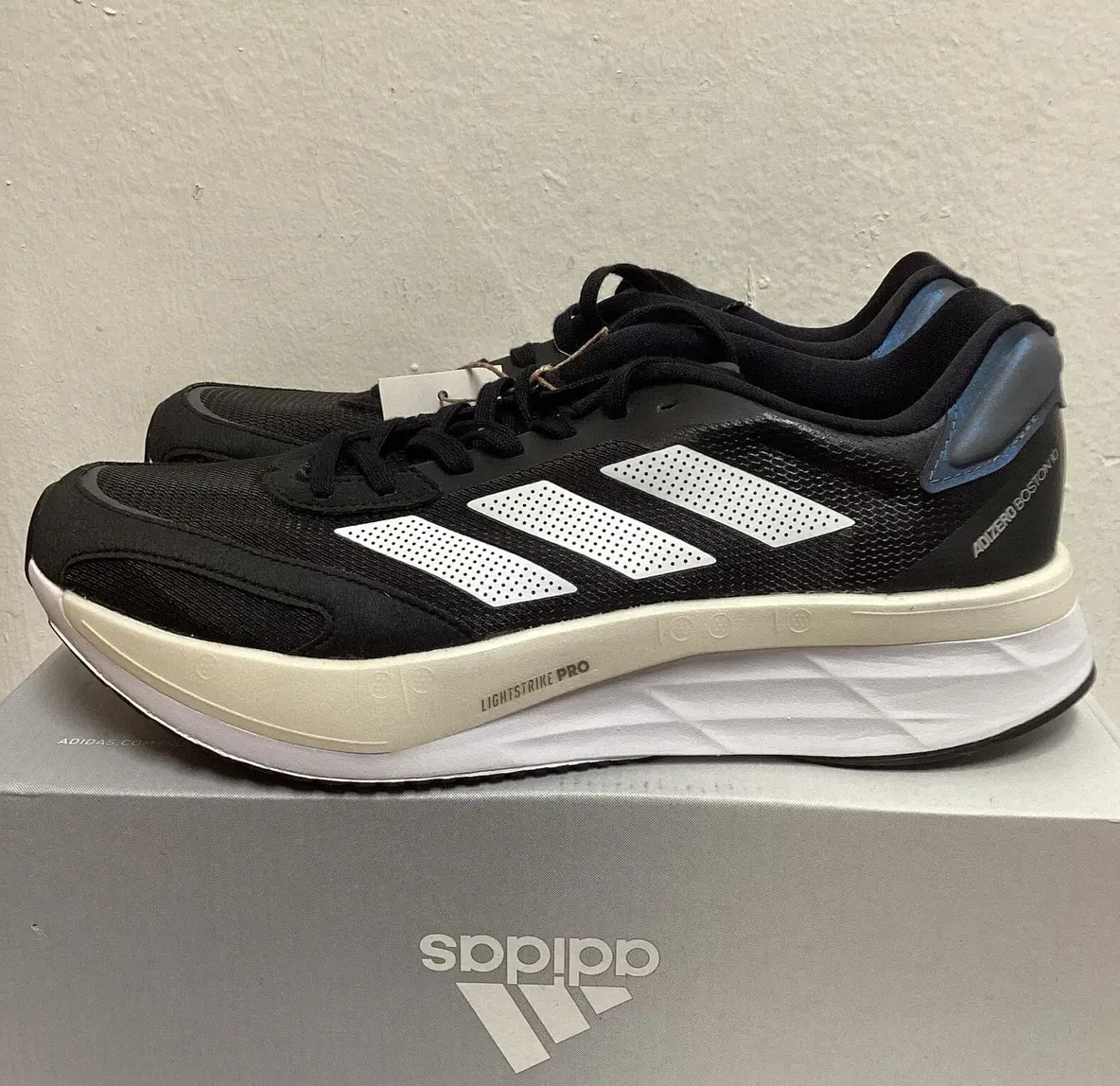 Giày Adidas Adizero Boston 10 'Cream White Black' GZ5426 — ảnh 4