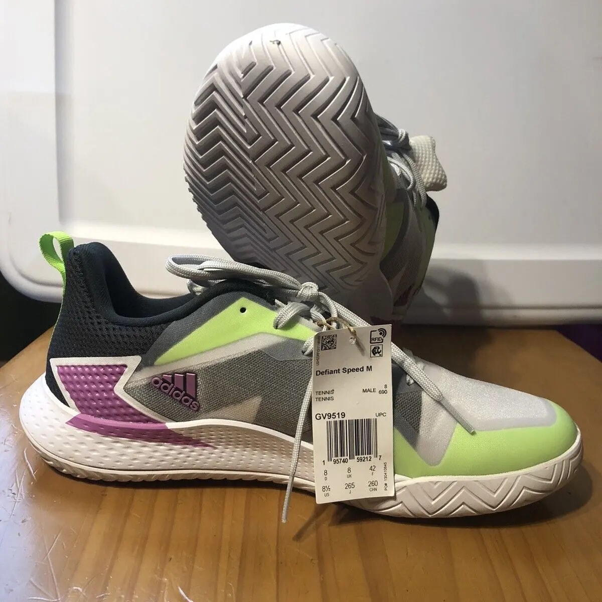 Giày Tennis Adidas Defiant Speed 'Crystal White' GV9519 — ảnh 4
