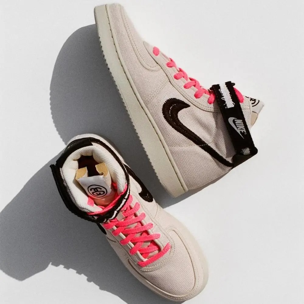 Giày Nike Vandal High 'Stussy Fossil' DX5425-200 — ảnh 2