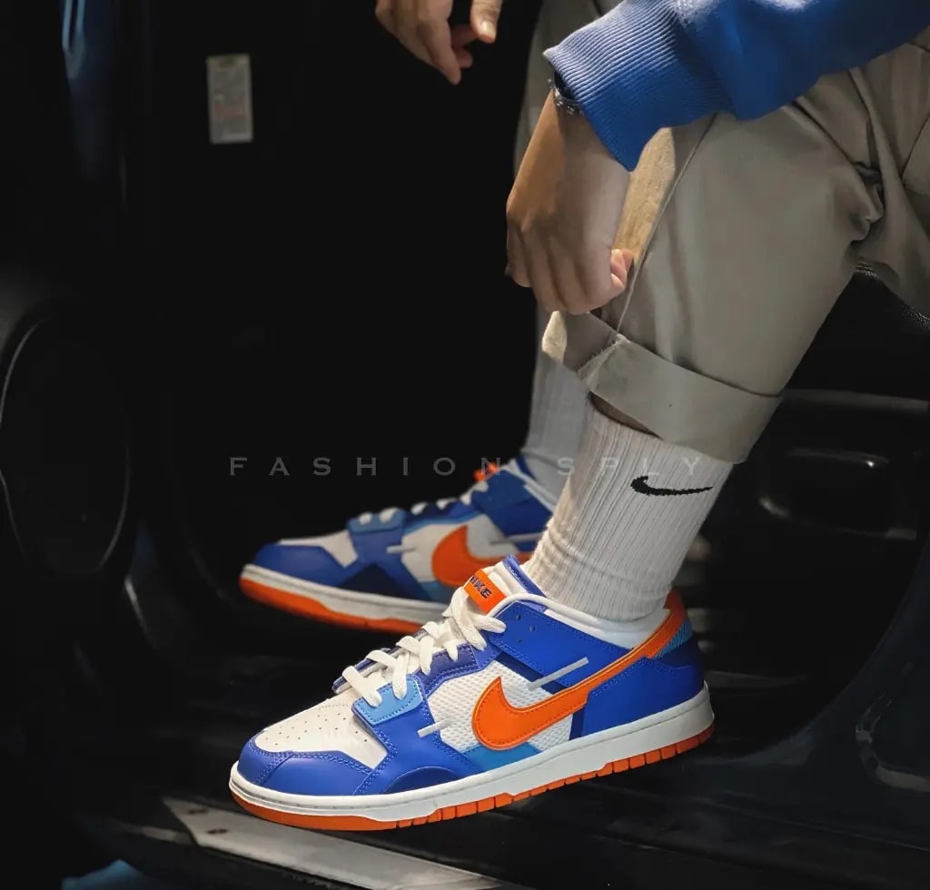 Giày Nike Dunk Low Scrap 'Knicks' DM0128-100 — ảnh 5