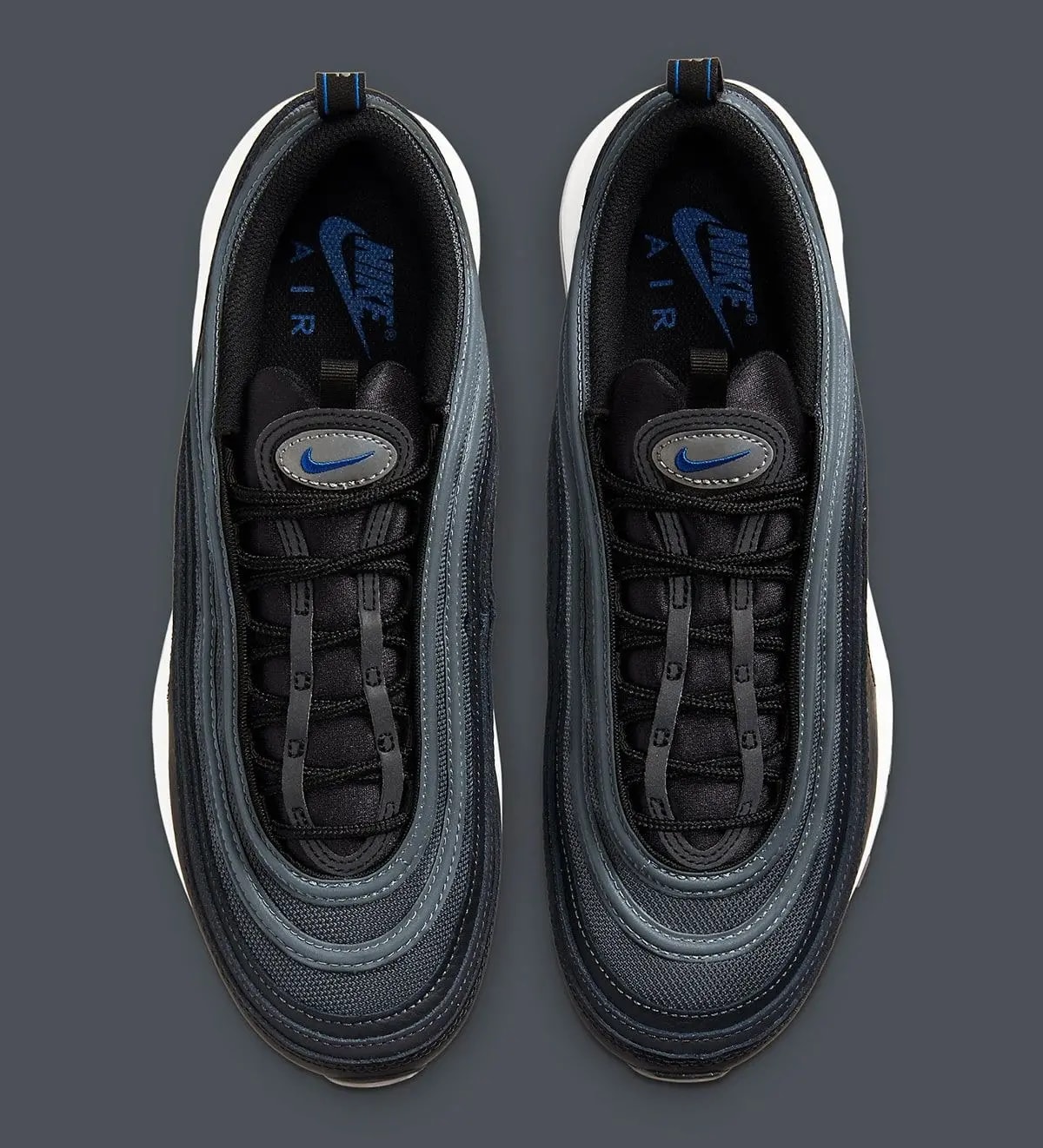 Giày Nike Air Max 97 GS 'Black Racer Blue' DN8003-001 — ảnh 2