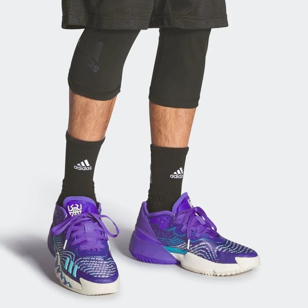Giày Adidas DON Issue 4 'Throwback Utah Jazz' HR0710 — ảnh 2