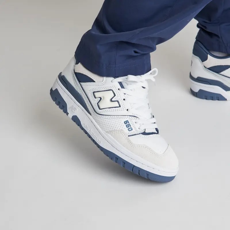 Giày New Balance 550 'White Dusty Blue' BB550STG — ảnh 3