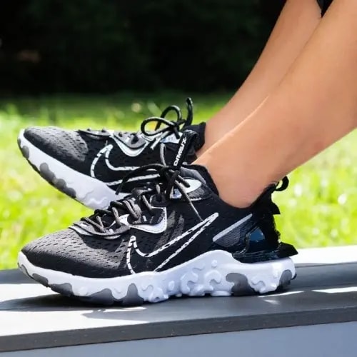 Giày Nike NSW React Vision Essential 'Black White' CW0730-001 — ảnh 2