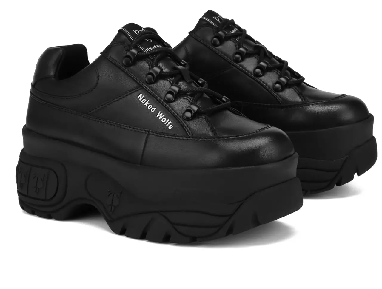Giày Naked Wolfe Sporty 'Black Leather' — ảnh 2
