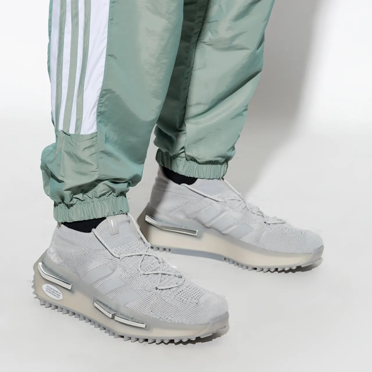 Giày Adidas Originals NMD S1 'Grey Silver Metallic' ID0360 — ảnh 3