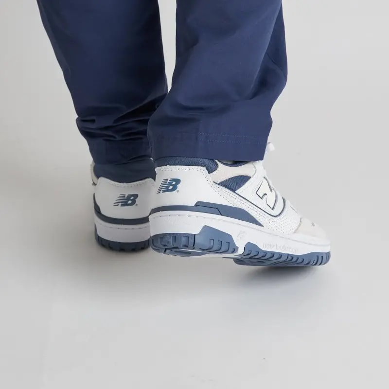 Giày New Balance 550 'White Dusty Blue' BB550STG — ảnh 4
