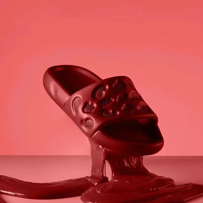 Dép xVESSEL Slides 'Paisley Red' — ảnh 2