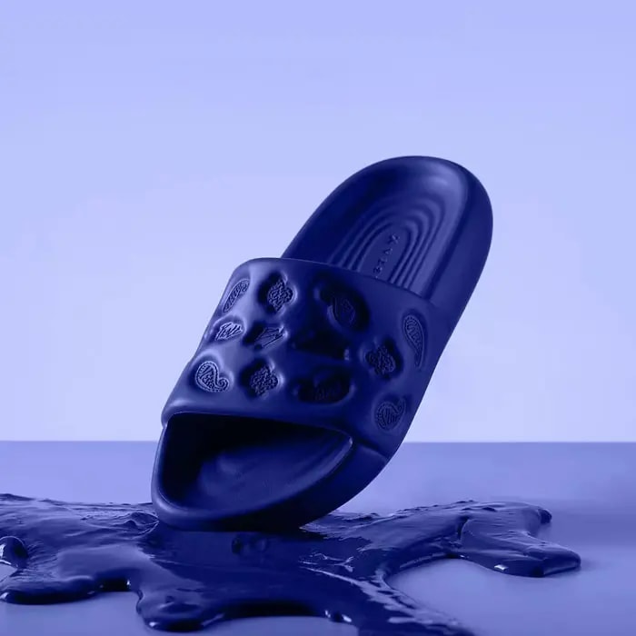 Dép xVESSEL Slides 'Paisley Blue' — ảnh 2