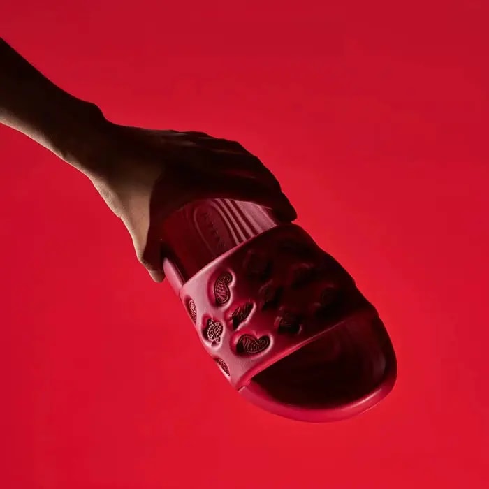 Dép xVESSEL Slides 'Paisley Red' — ảnh 3